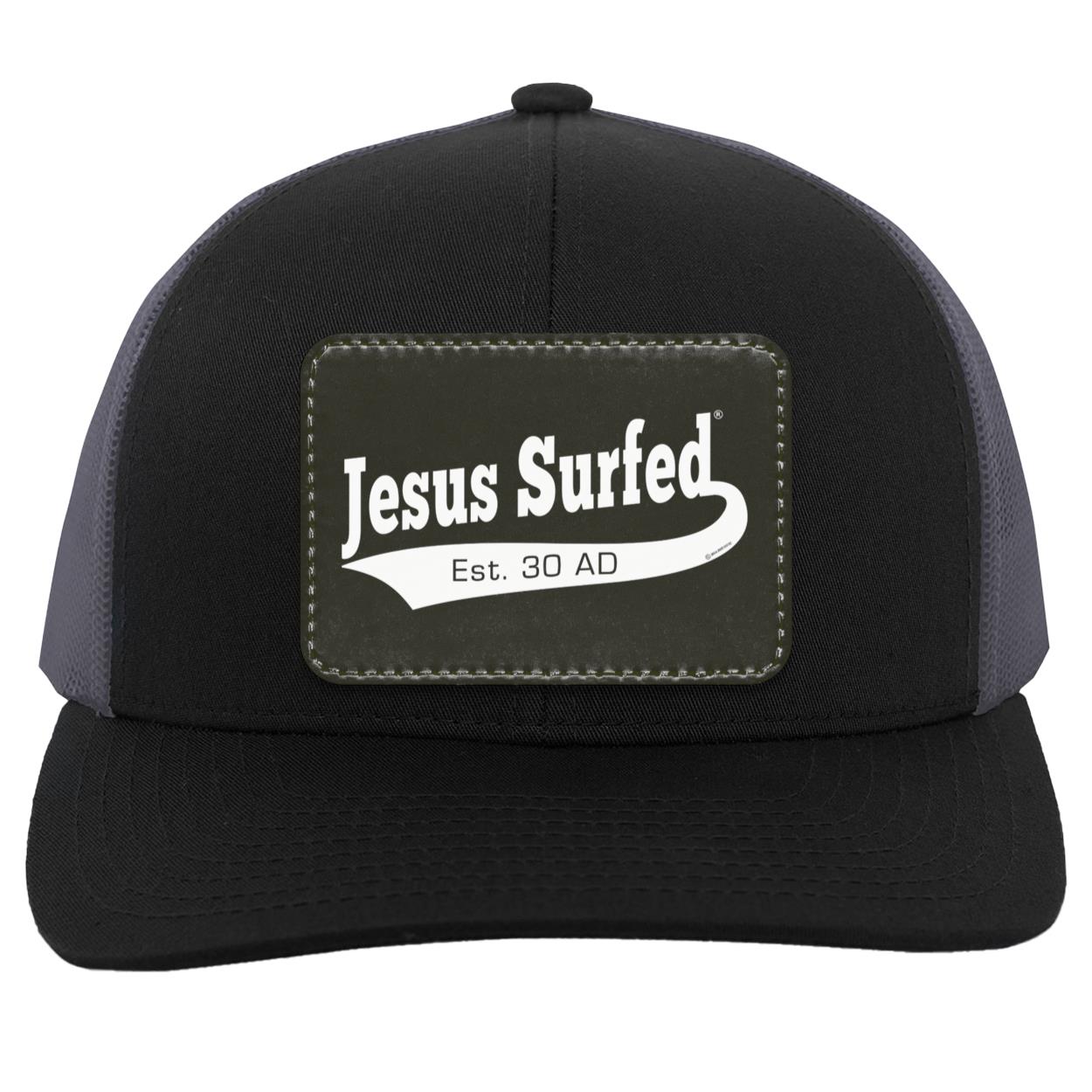 Est AD 30 - Trucker Snap Back - Rectangle Patch - Jesus Surfed Apparel Co.