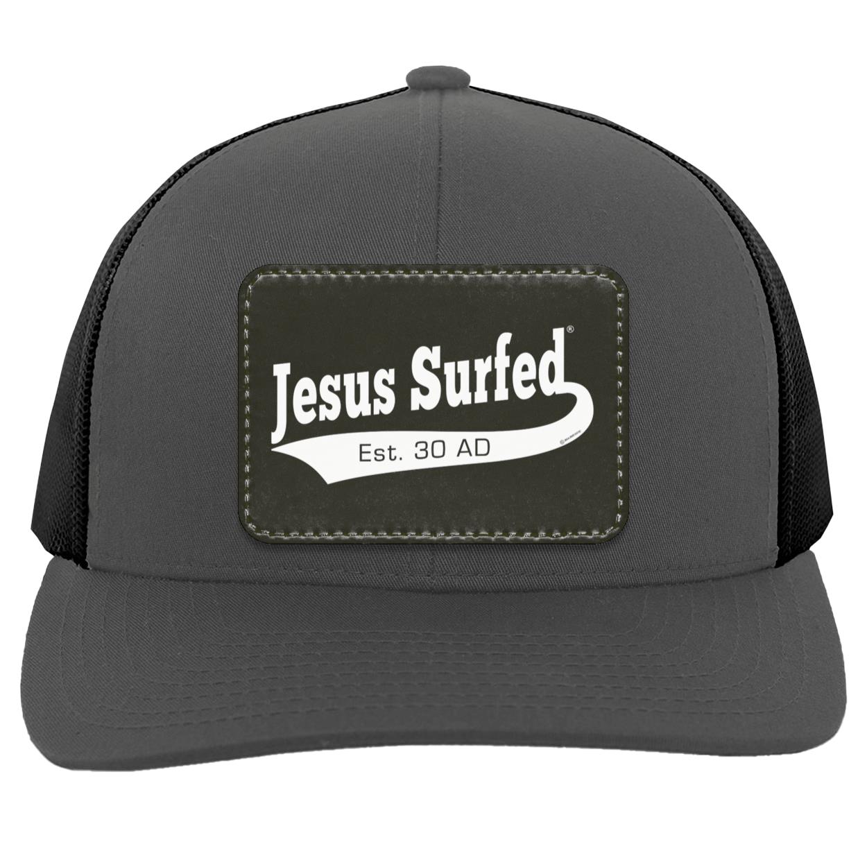 Est AD 30 - Trucker Snap Back - Rectangle Patch - Jesus Surfed Apparel Co.