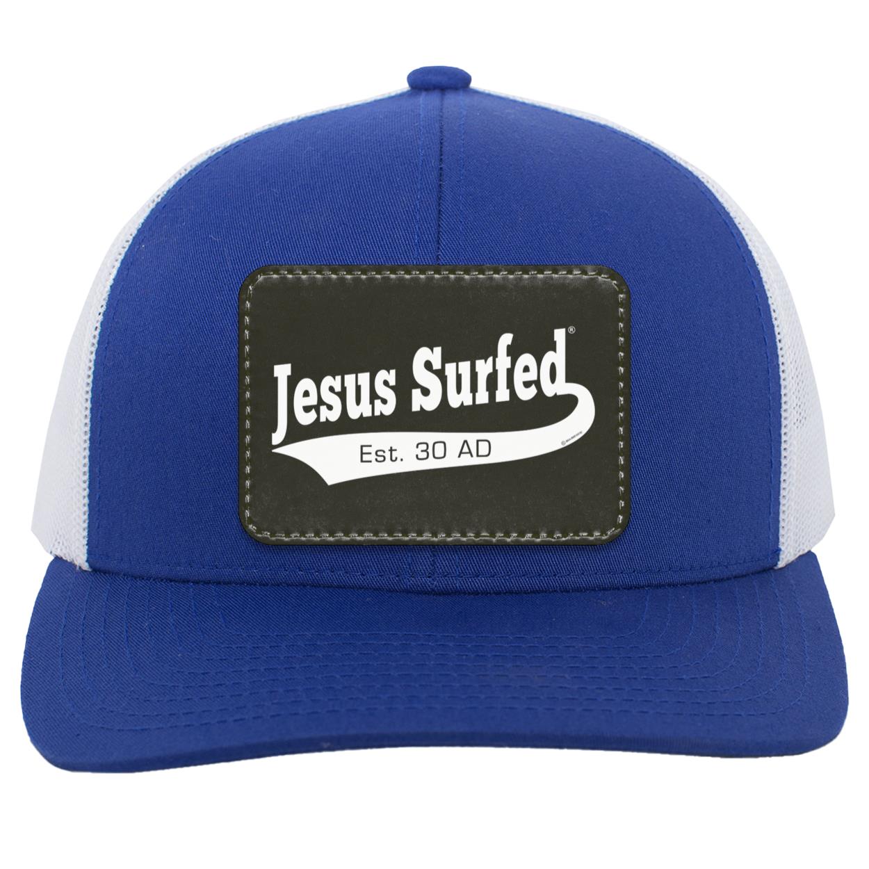 Est AD 30 - Trucker Snap Back - Rectangle Patch - Jesus Surfed Apparel Co.