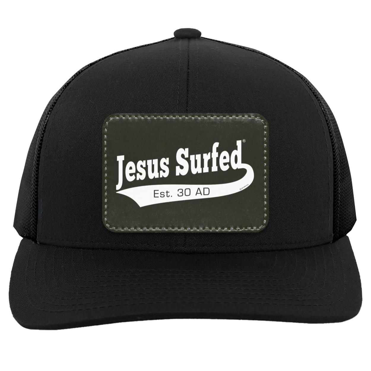 Est AD 30 - Trucker Snap Back - Rectangle Patch - Jesus Surfed Apparel Co.