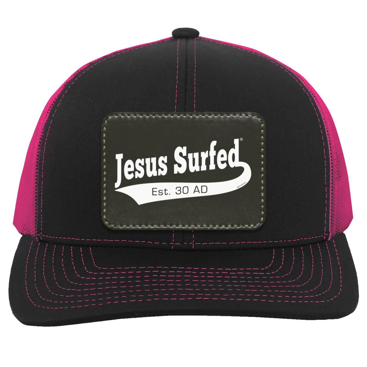 Est AD 30 - Trucker Snap Back - Rectangle Patch - Jesus Surfed Apparel Co.