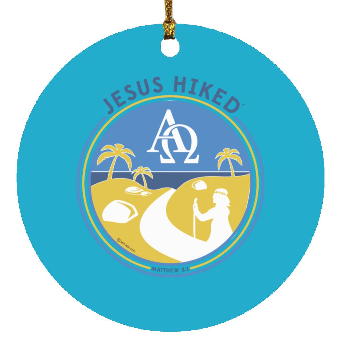 Follow the Path - Circle Ornament - Jesus Surfed Apparel Co.