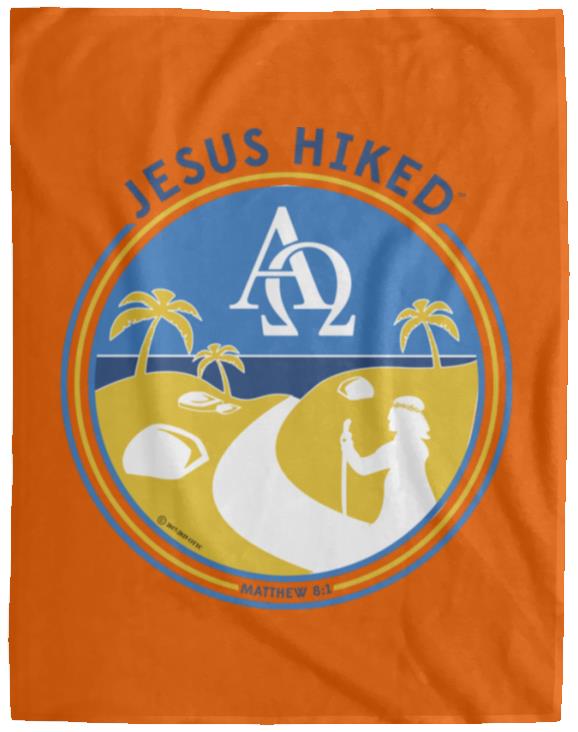Follow the Path - Cozy Plush Fleece Blanket - 60x80 - Jesus Surfed Apparel Co.