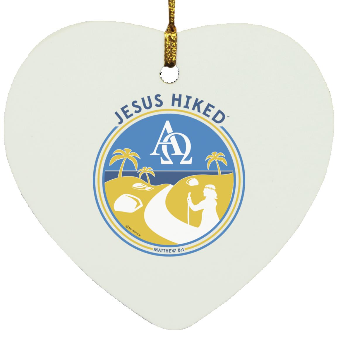Follow the Path - Heart Ornament - Jesus Surfed Apparel Co.