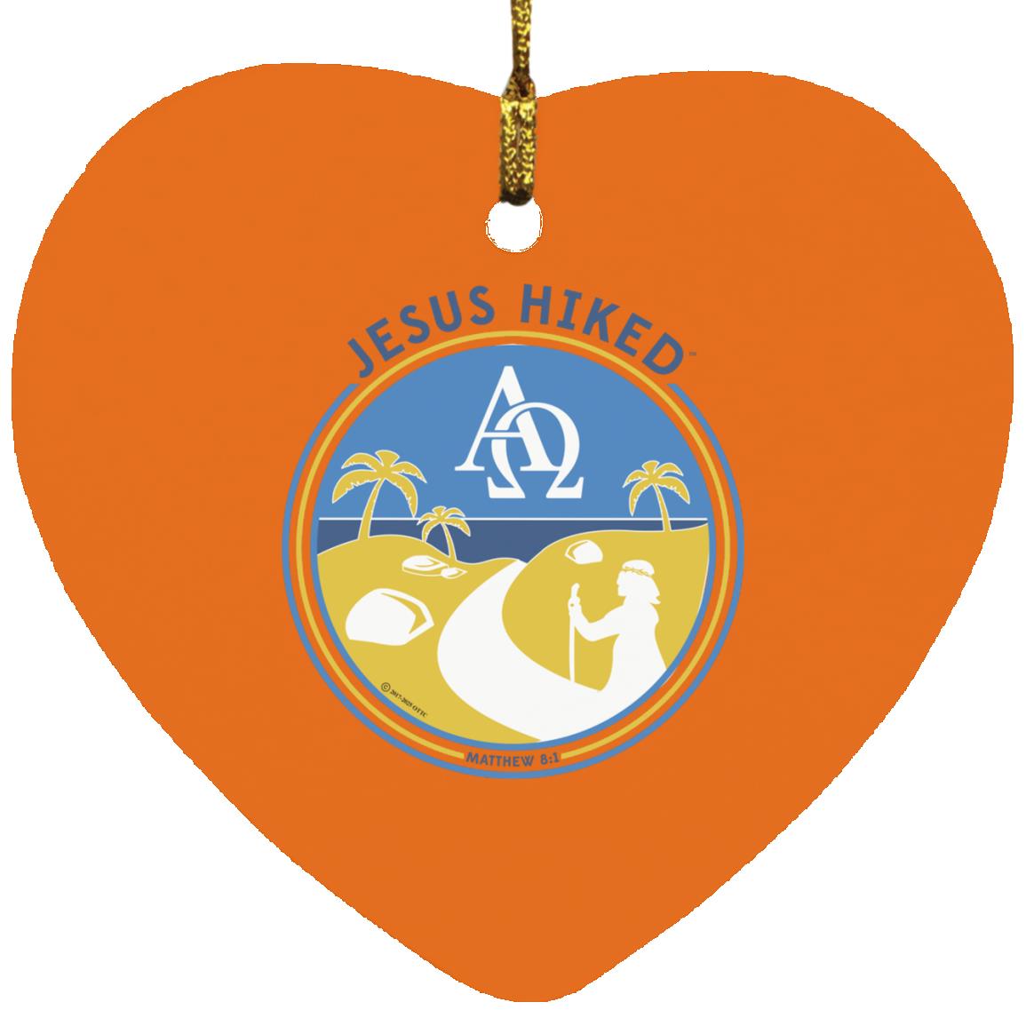Follow the Path - Heart Ornament - Jesus Surfed Apparel Co.