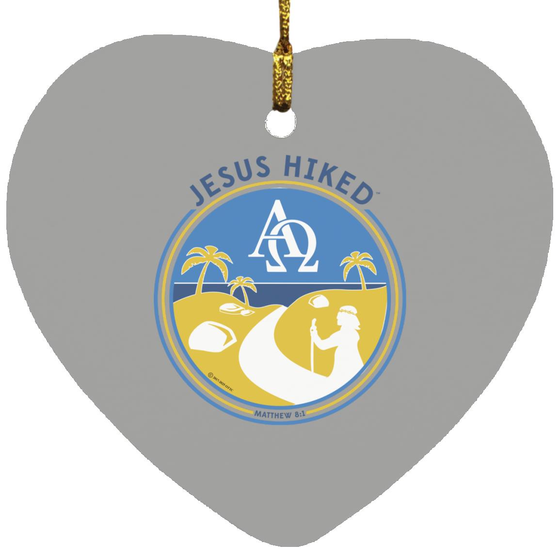 Follow the Path - Heart Ornament - Jesus Surfed Apparel Co.