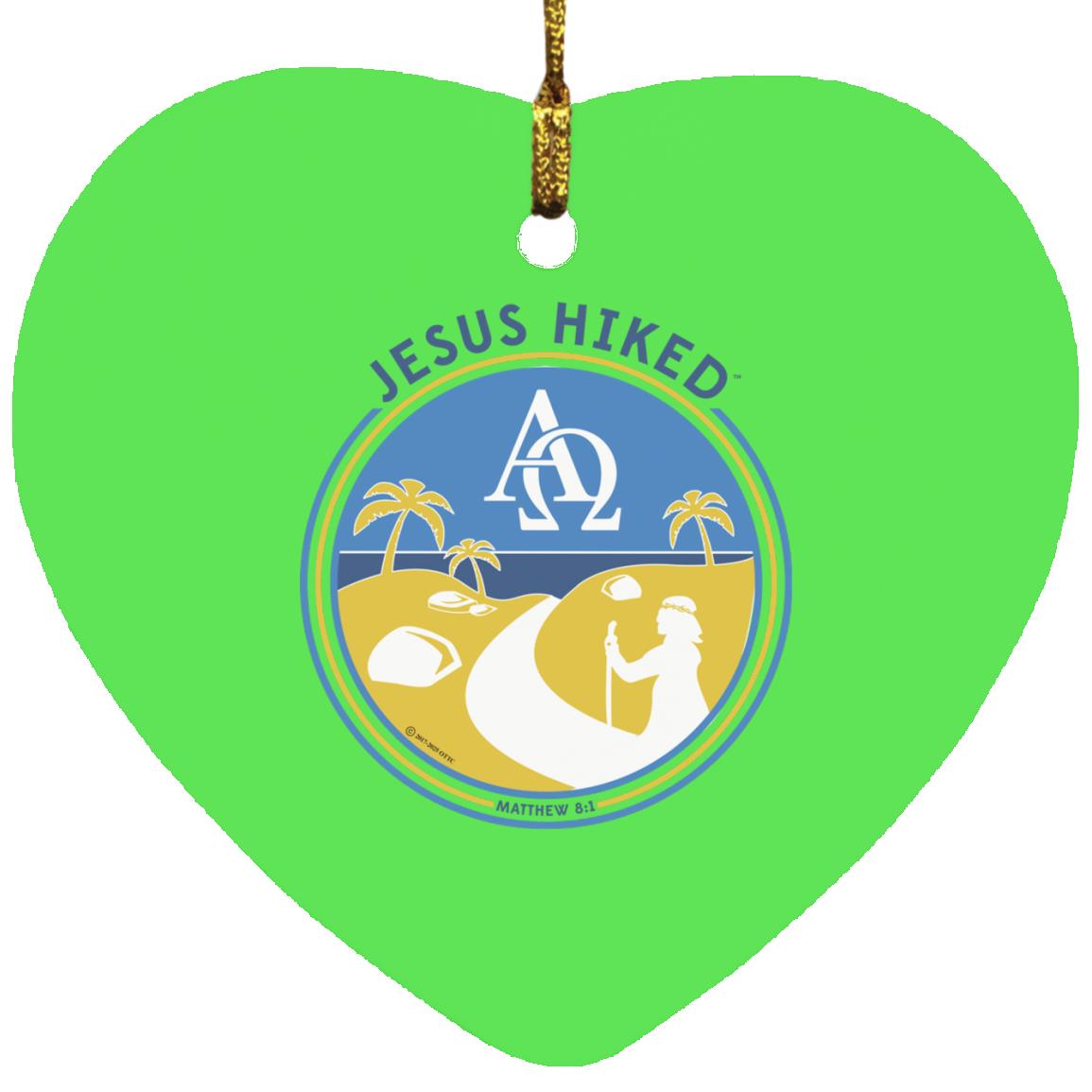 Follow the Path - Heart Ornament - Jesus Surfed Apparel Co.