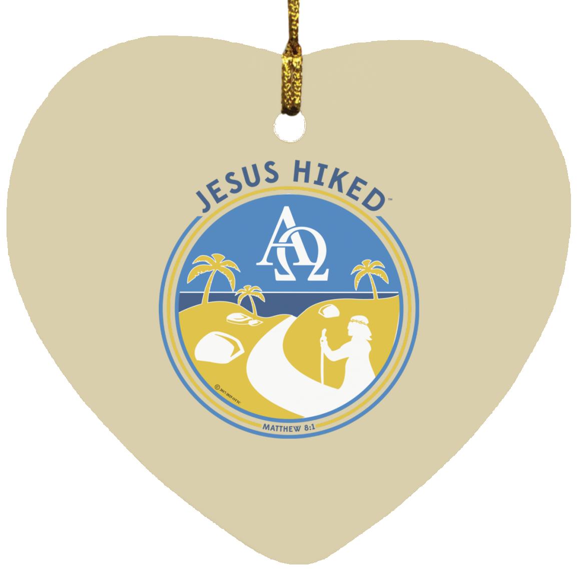 Follow the Path - Heart Ornament - Jesus Surfed Apparel Co.