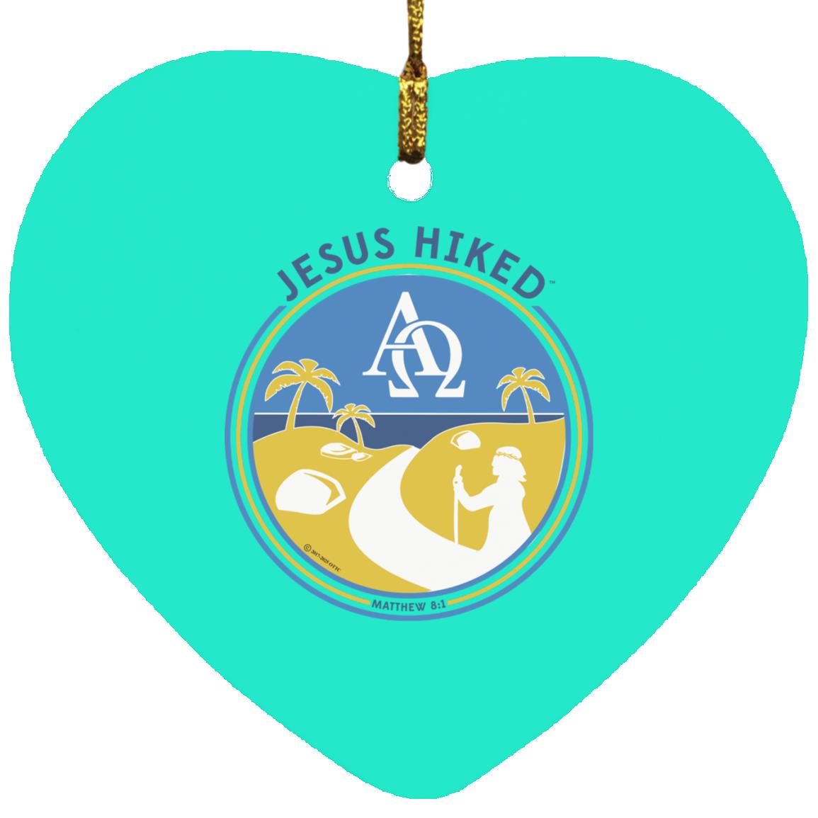 Follow the Path - Heart Ornament - Jesus Surfed Apparel Co.