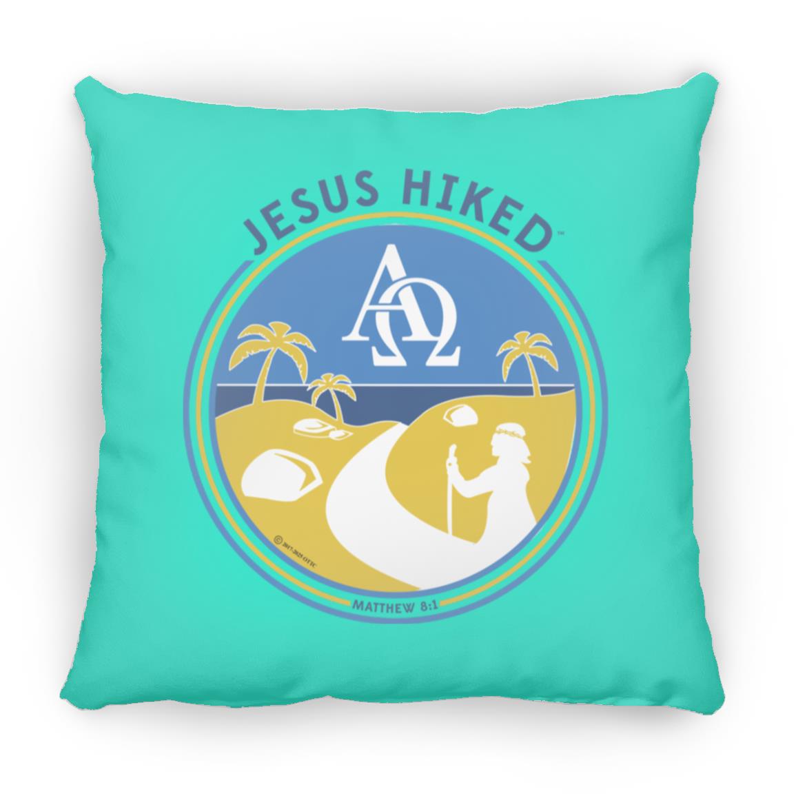 Follow the Path - Large Square Pillow - Jesus Surfed Apparel Co.