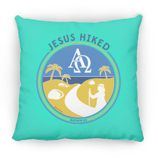 Follow the Path - Large Square Pillow - Jesus Surfed Apparel Co.