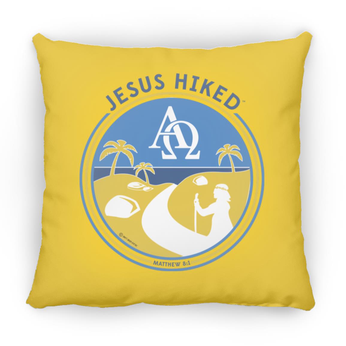 Follow the Path - Large Square Pillow - Jesus Surfed Apparel Co.