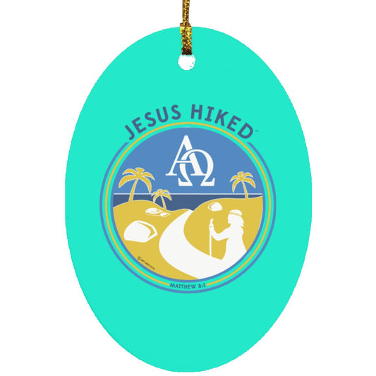 Follow the Path - Oval Ornament - Jesus Surfed Apparel Co.