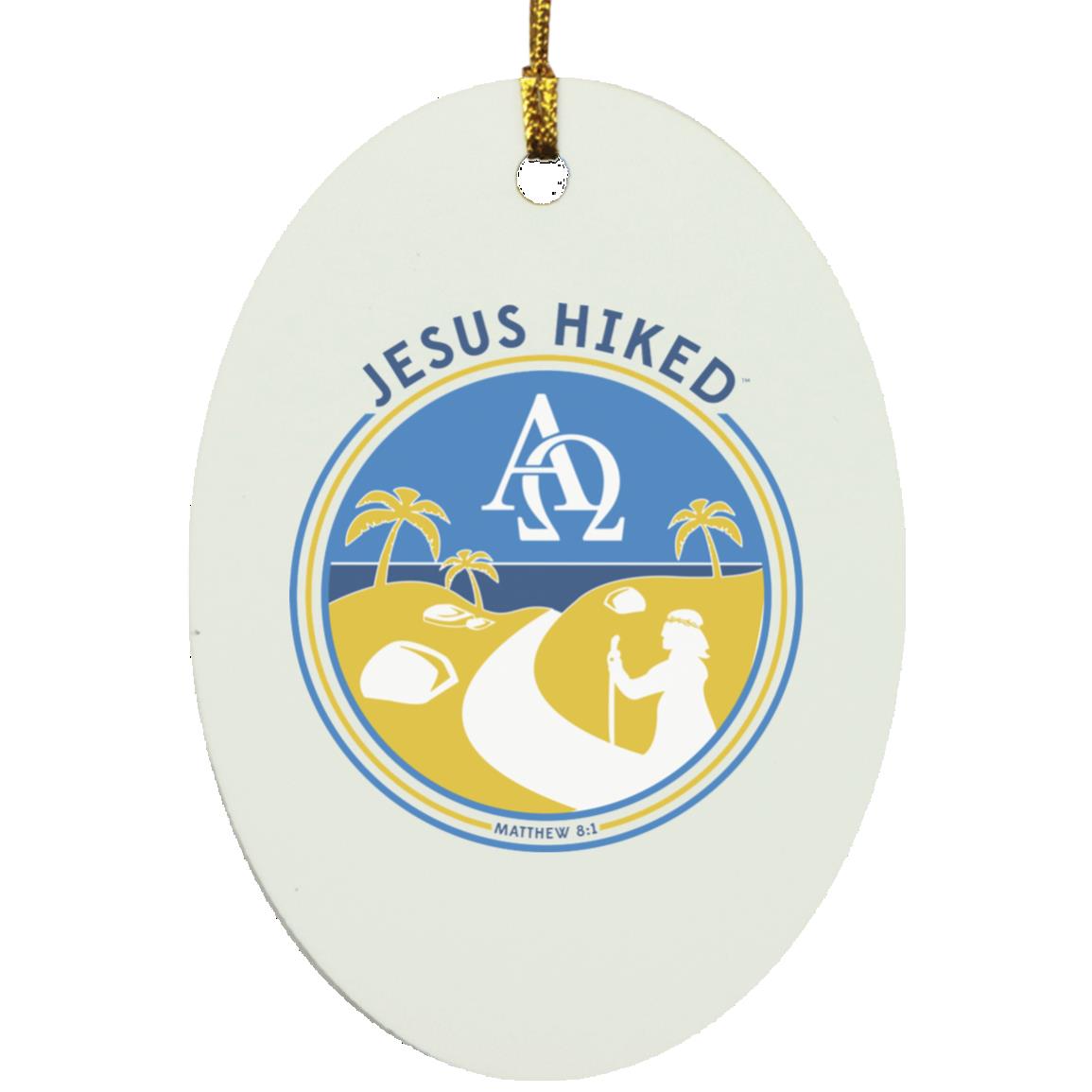 Follow the Path - Oval Ornament - Jesus Surfed Apparel Co.