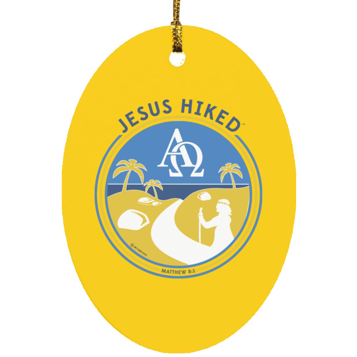 Follow the Path - Oval Ornament - Jesus Surfed Apparel Co.