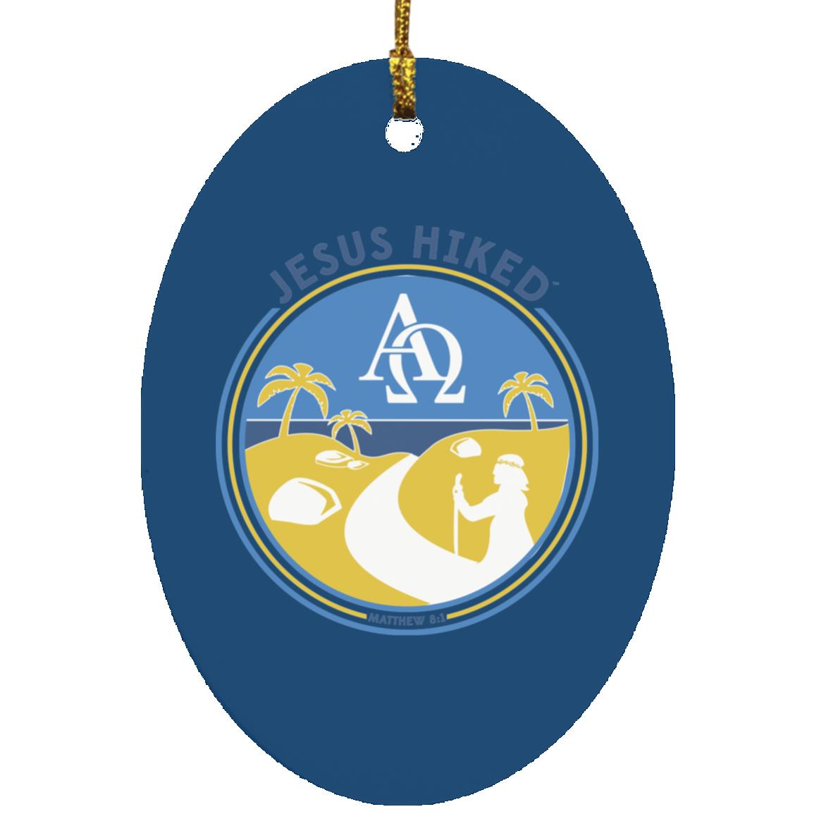 Follow the Path - Oval Ornament - Jesus Surfed Apparel Co.