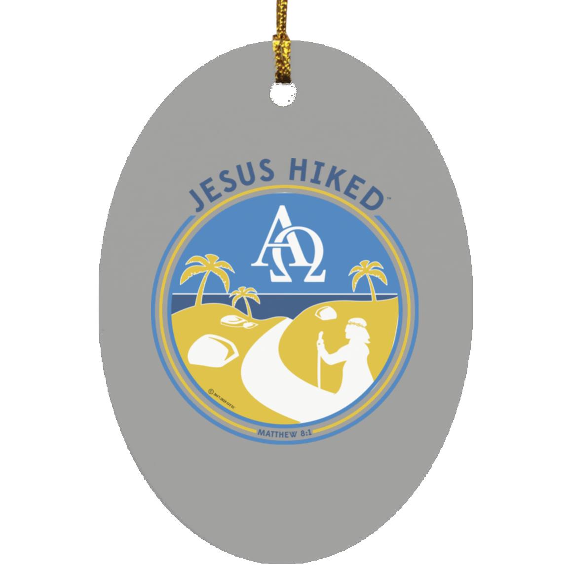 Follow the Path - Oval Ornament - Jesus Surfed Apparel Co.