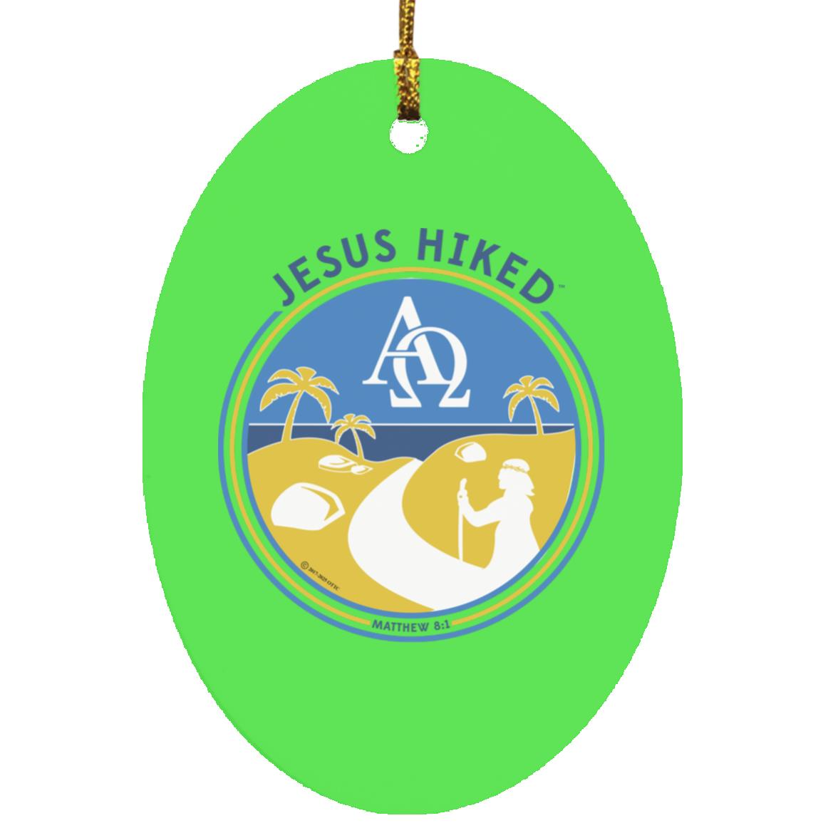 Follow the Path - Oval Ornament - Jesus Surfed Apparel Co.