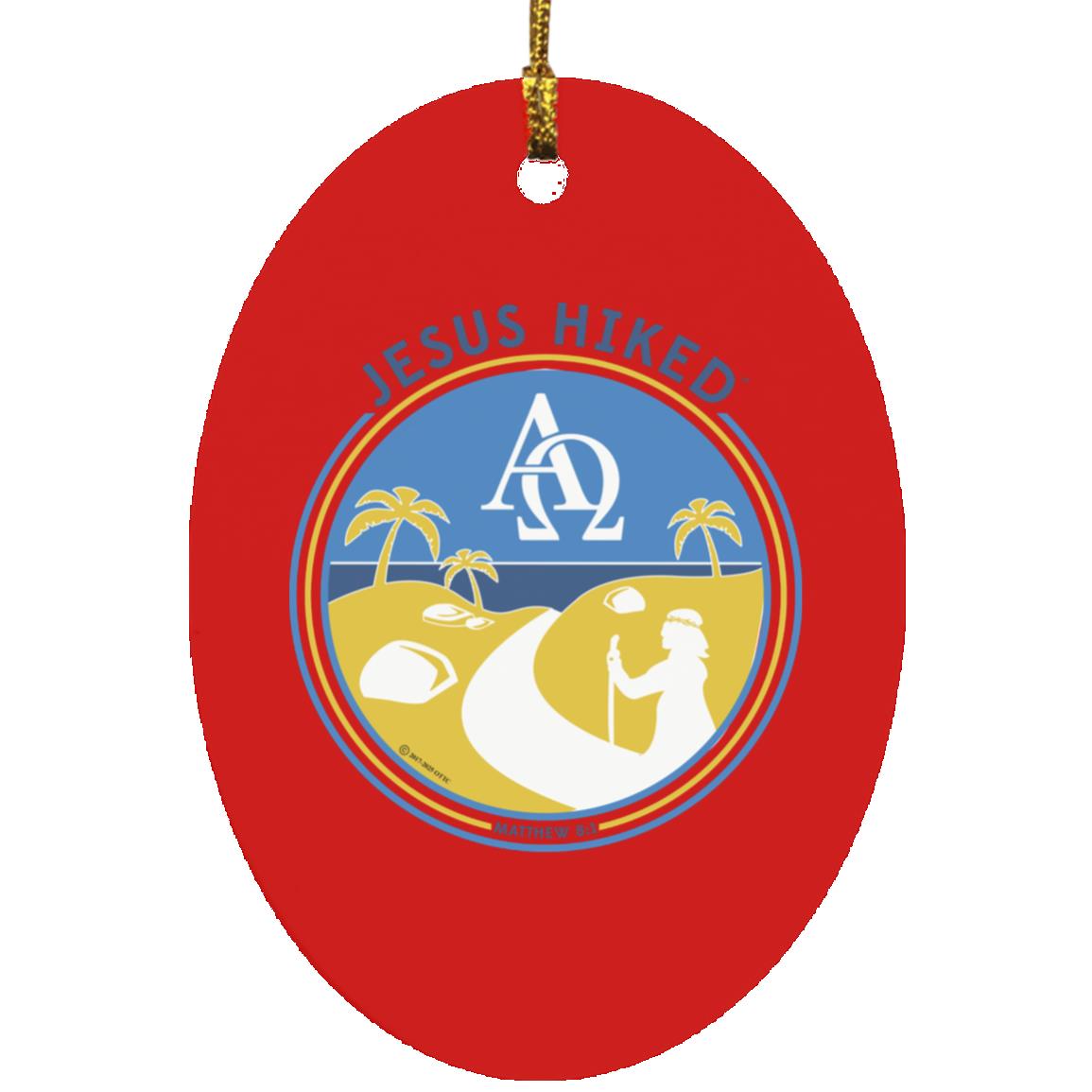Follow the Path - Oval Ornament - Jesus Surfed Apparel Co.