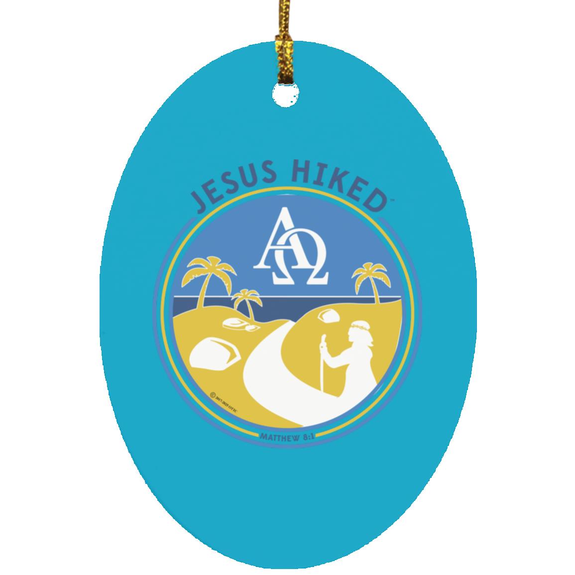 Follow the Path - Oval Ornament - Jesus Surfed Apparel Co.