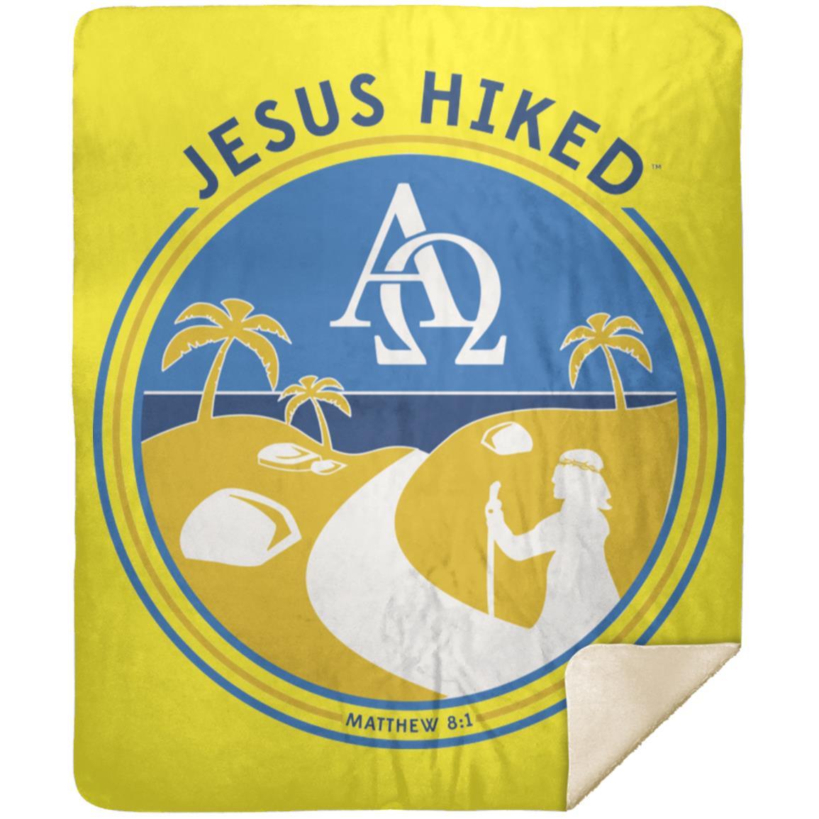 Follow the Path - Premium Mink Sherpa Blanket 50x60 - Jesus Surfed Apparel Co.