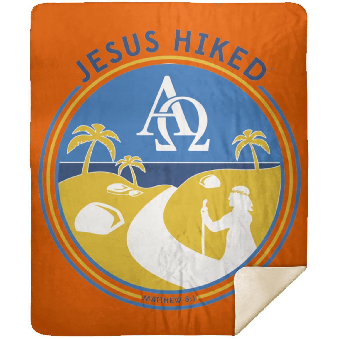 Follow the Path - Premium Mink Sherpa Blanket 50x60 - Jesus Surfed Apparel Co.