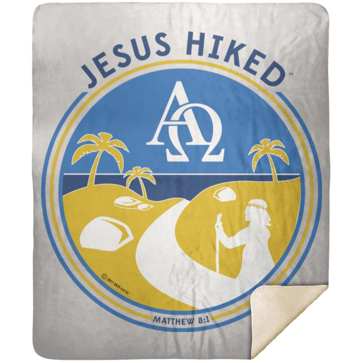Follow the Path - Premium Mink Sherpa Blanket 50x60 - Jesus Surfed Apparel Co.