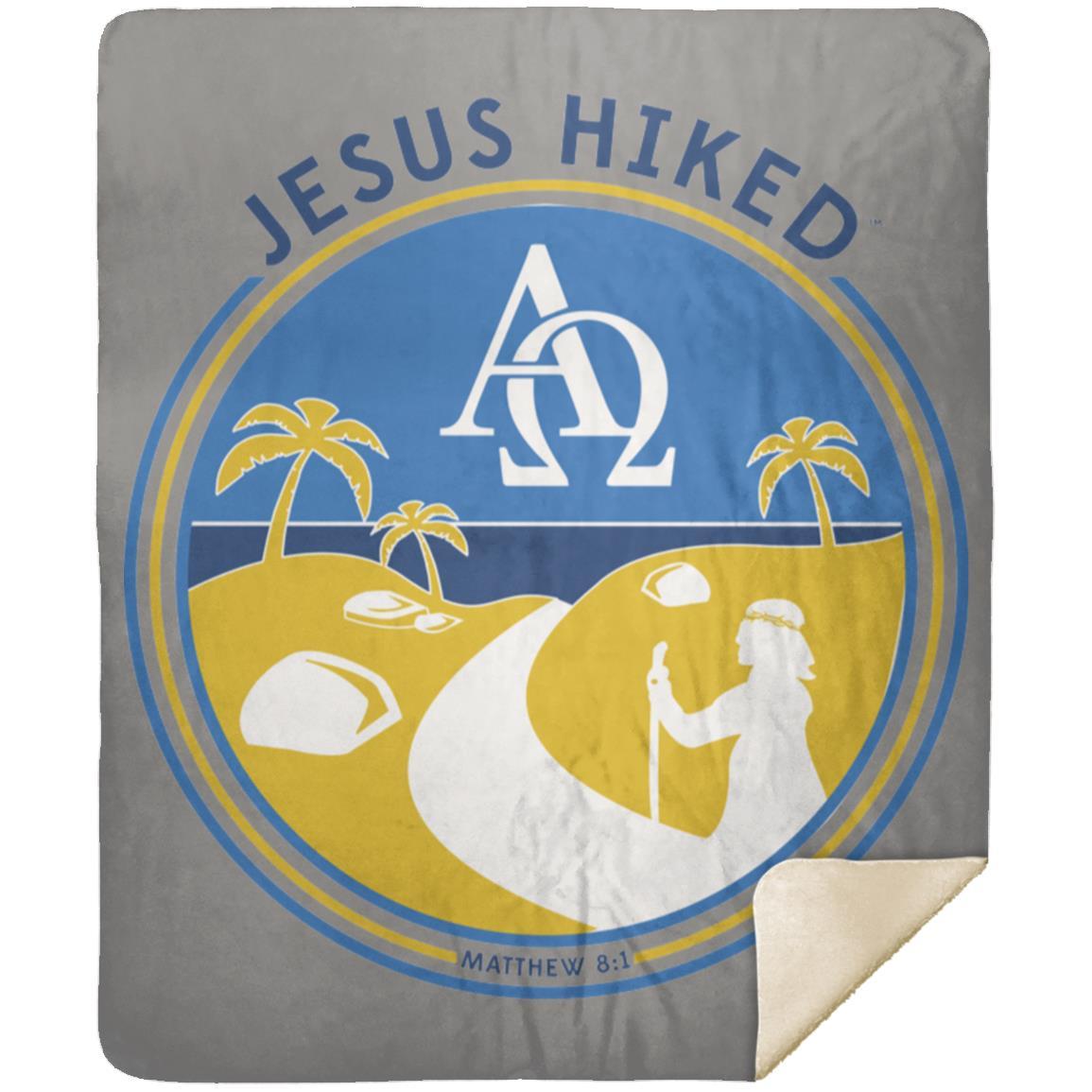 Follow the Path - Premium Mink Sherpa Blanket 50x60 - Jesus Surfed Apparel Co.