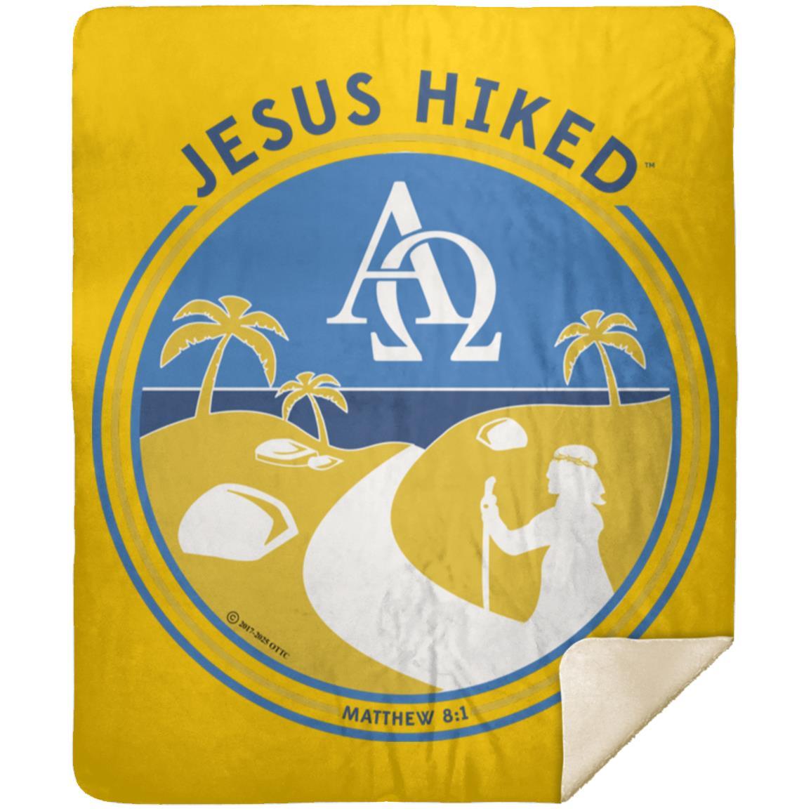 Follow the Path - Premium Mink Sherpa Blanket 50x60 - Jesus Surfed Apparel Co.