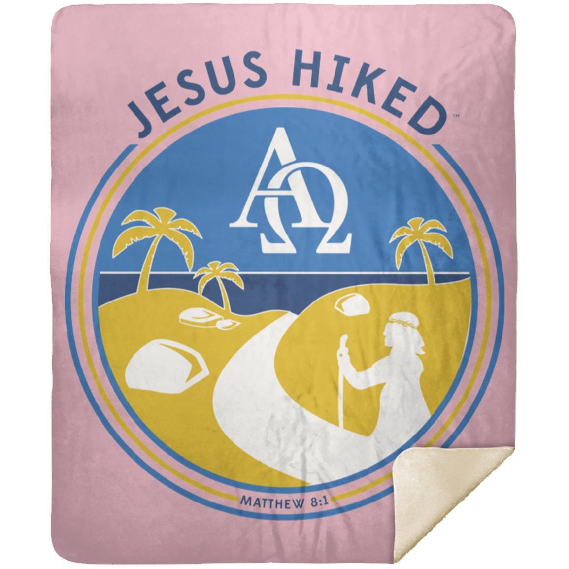 Follow the Path - Premium Mink Sherpa Blanket 50x60 - Jesus Surfed Apparel Co.