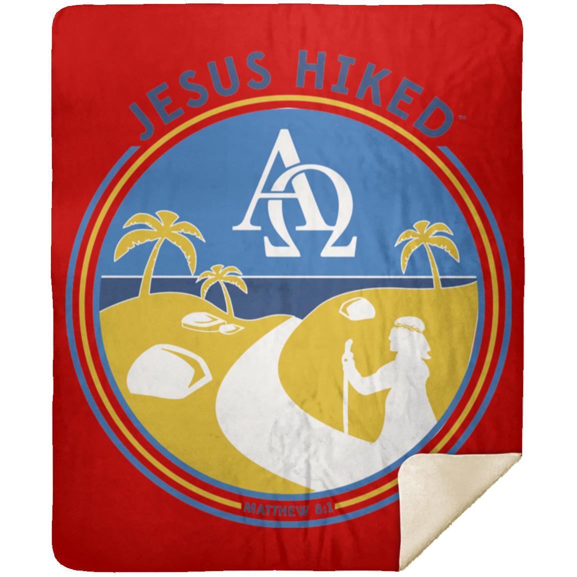 Follow the Path - Premium Mink Sherpa Blanket 50x60 - Jesus Surfed Apparel Co.
