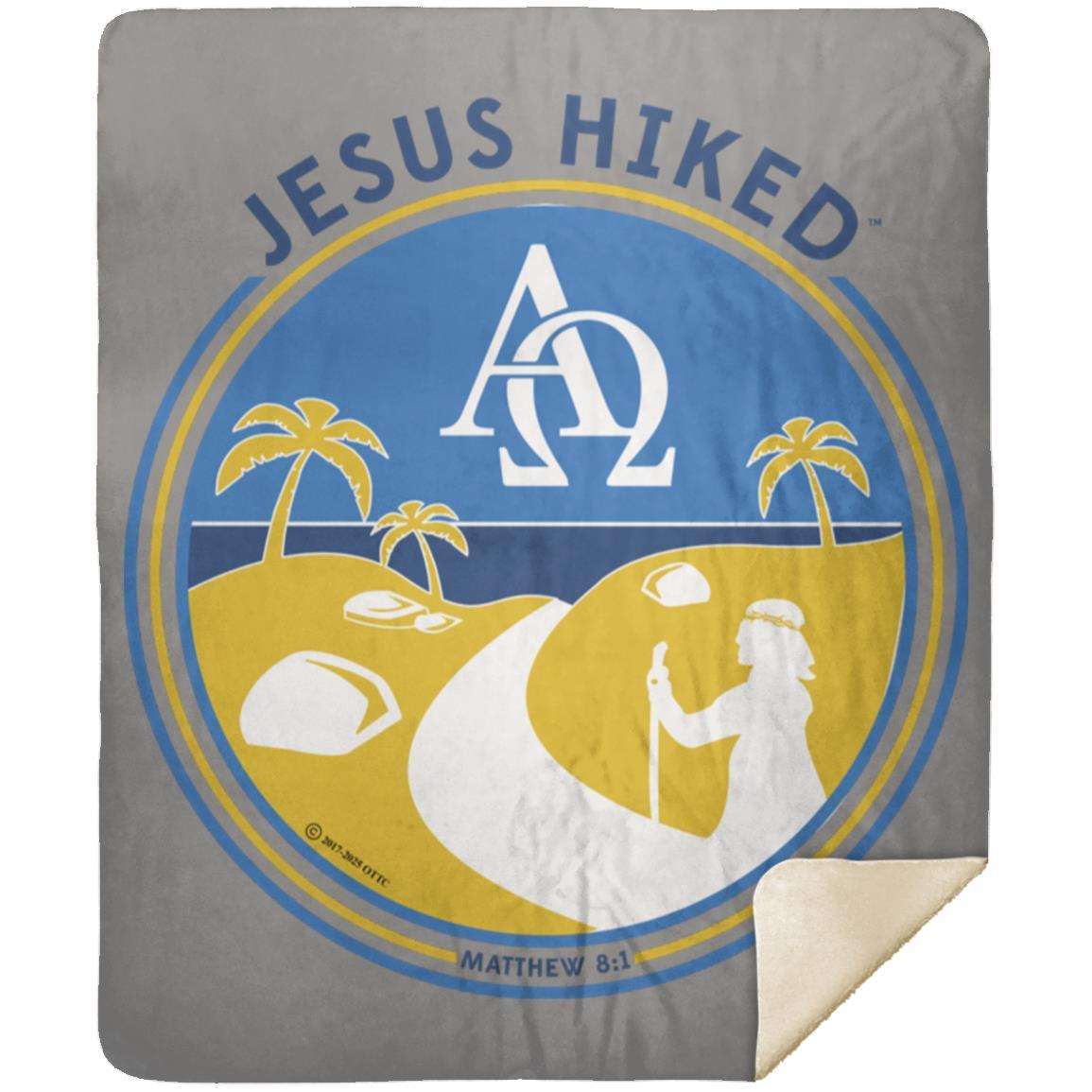 Follow the Path - Premium Mink Sherpa Blanket 50x60 - Jesus Surfed Apparel Co.