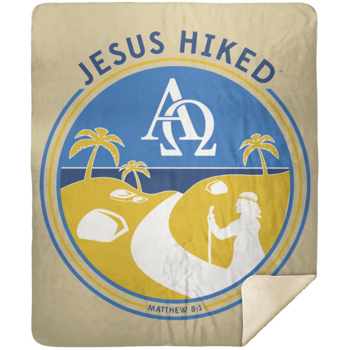 Follow the Path - Premium Mink Sherpa Blanket 50x60 - Jesus Surfed Apparel Co.