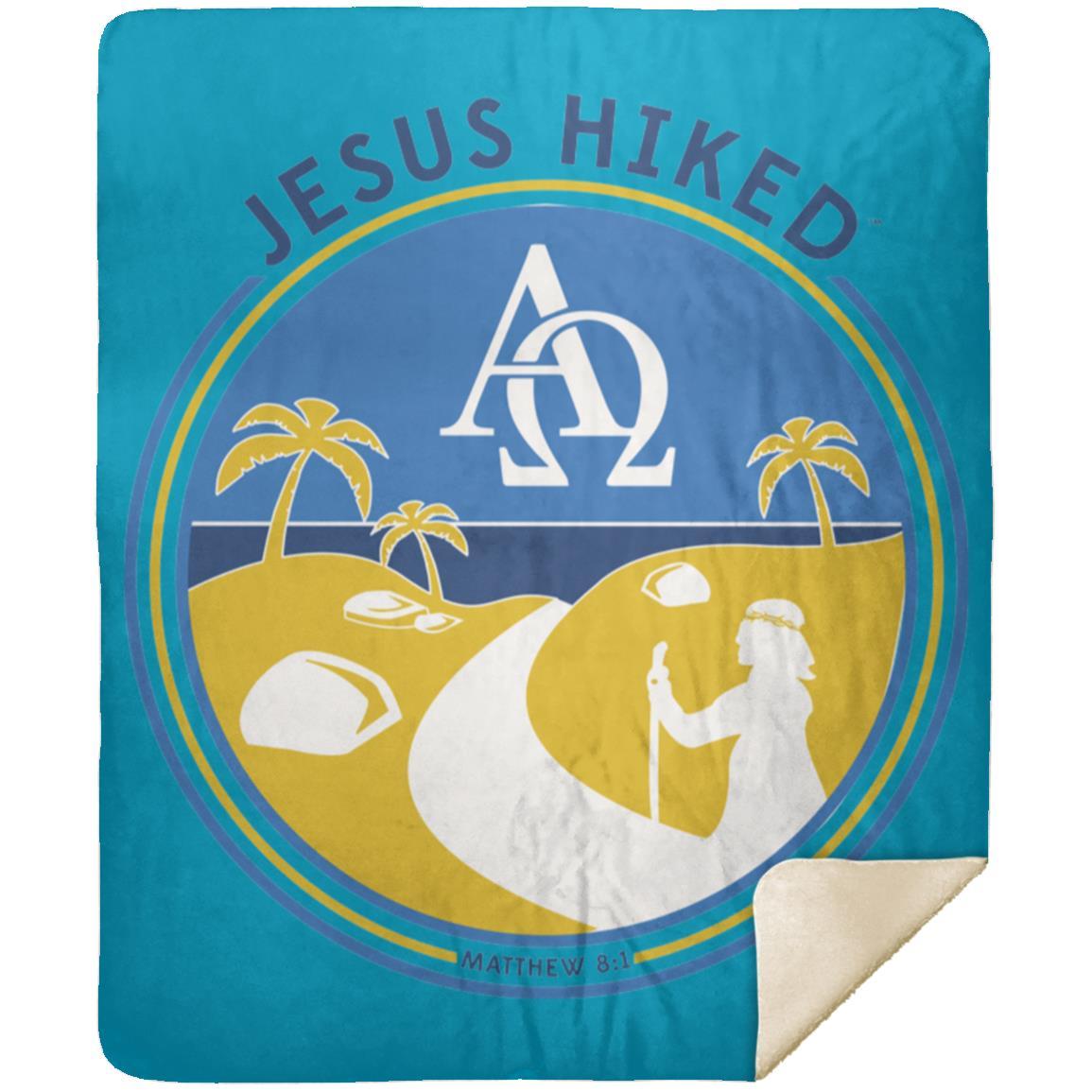 Follow the Path - Premium Mink Sherpa Blanket 50x60 - Jesus Surfed Apparel Co.
