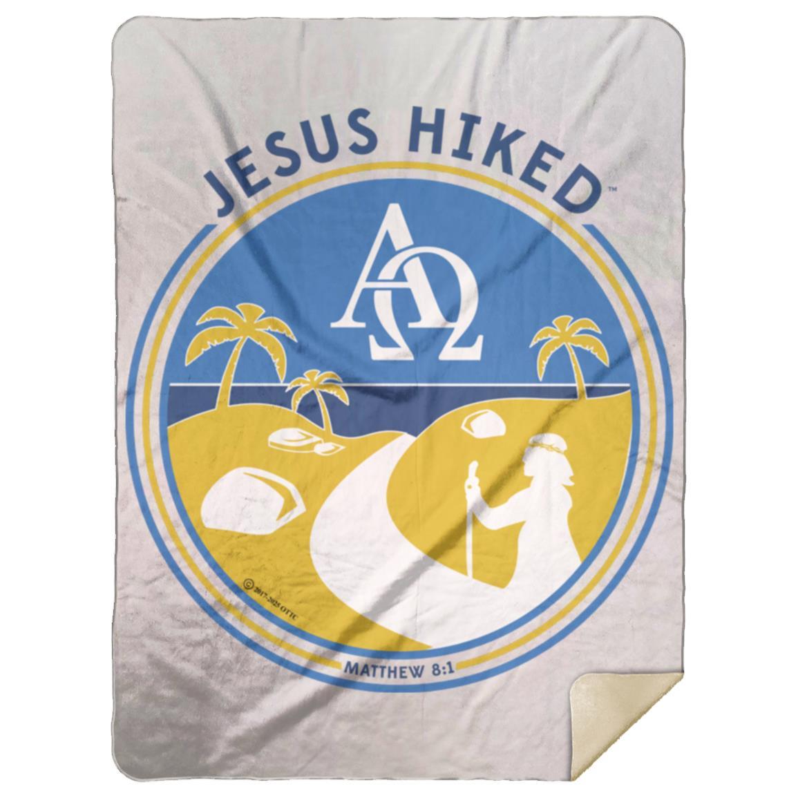 Follow the Path - Premium Mink Sherpa Blanket 60x80 - Jesus Surfed Apparel Co.