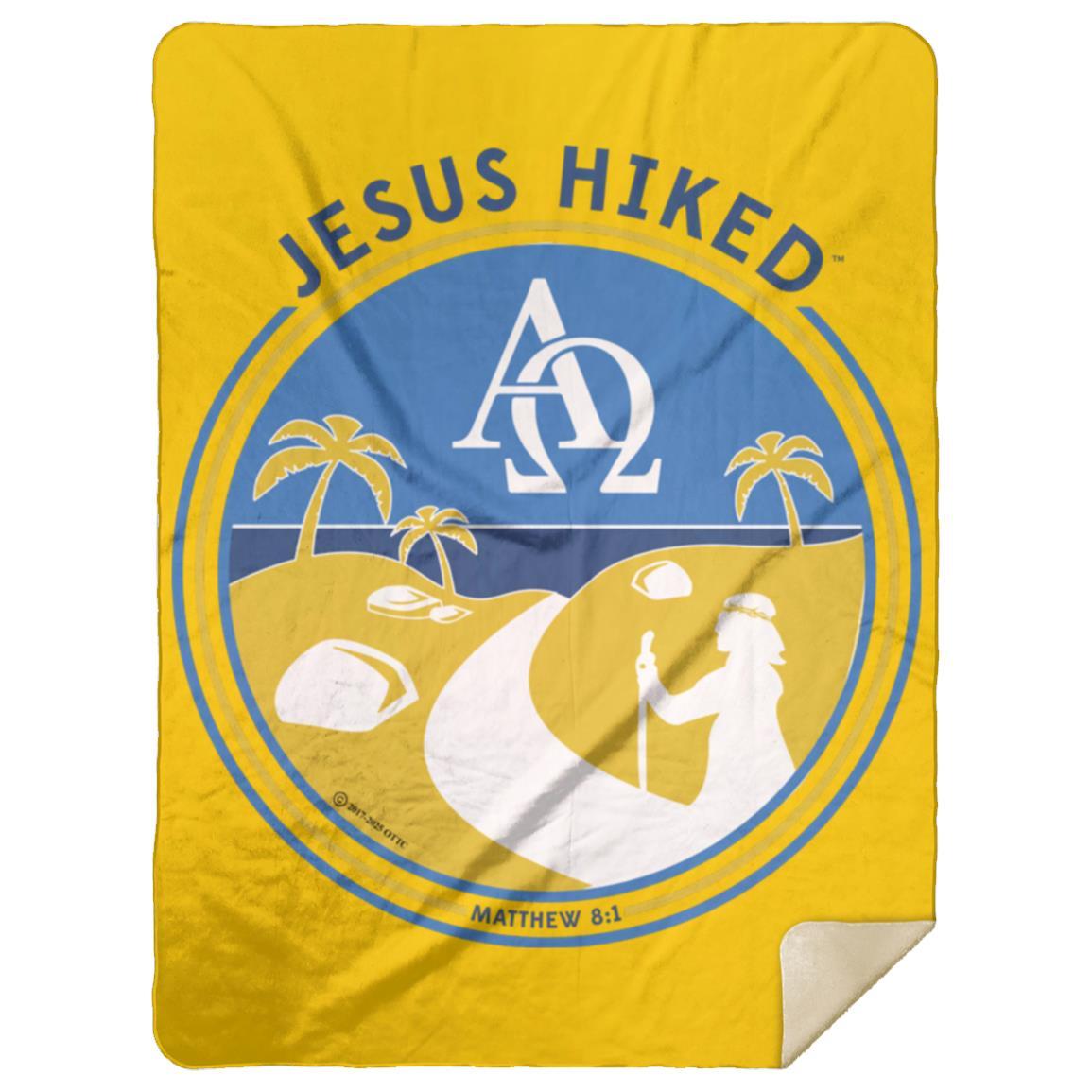 Follow the Path - Premium Mink Sherpa Blanket 60x80 - Jesus Surfed Apparel Co.
