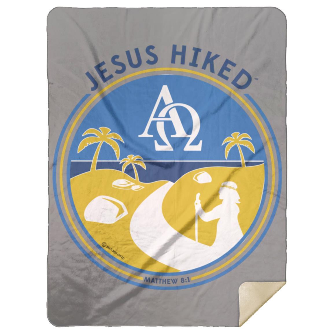 Follow the Path - Premium Mink Sherpa Blanket 60x80 - Jesus Surfed Apparel Co.