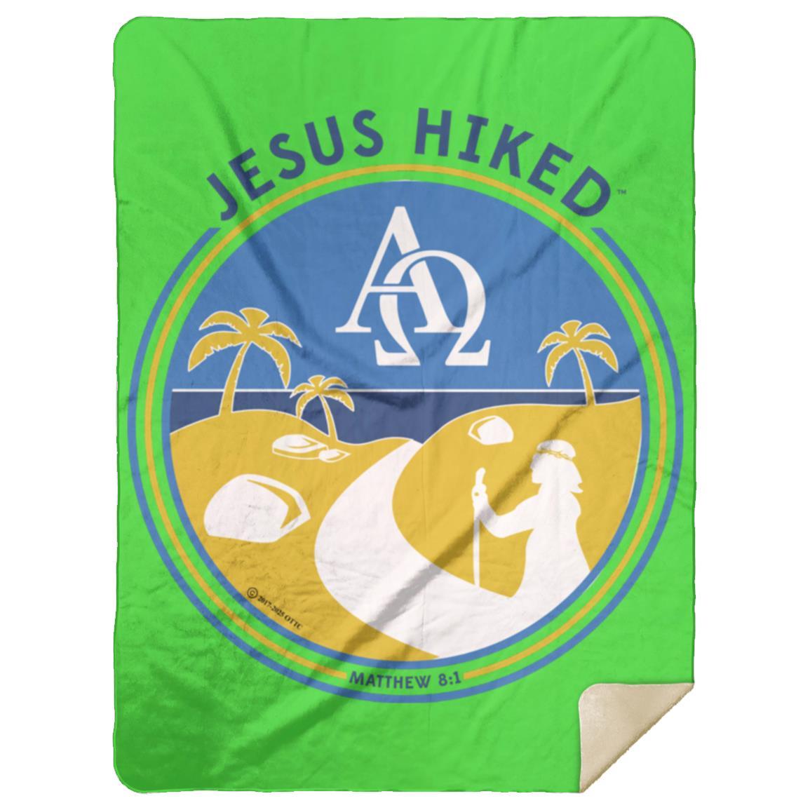 Follow the Path - Premium Mink Sherpa Blanket 60x80 - Jesus Surfed Apparel Co.