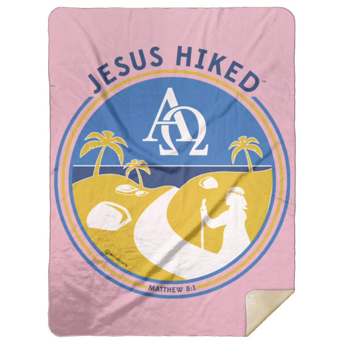 Follow the Path - Premium Mink Sherpa Blanket 60x80 - Jesus Surfed Apparel Co.
