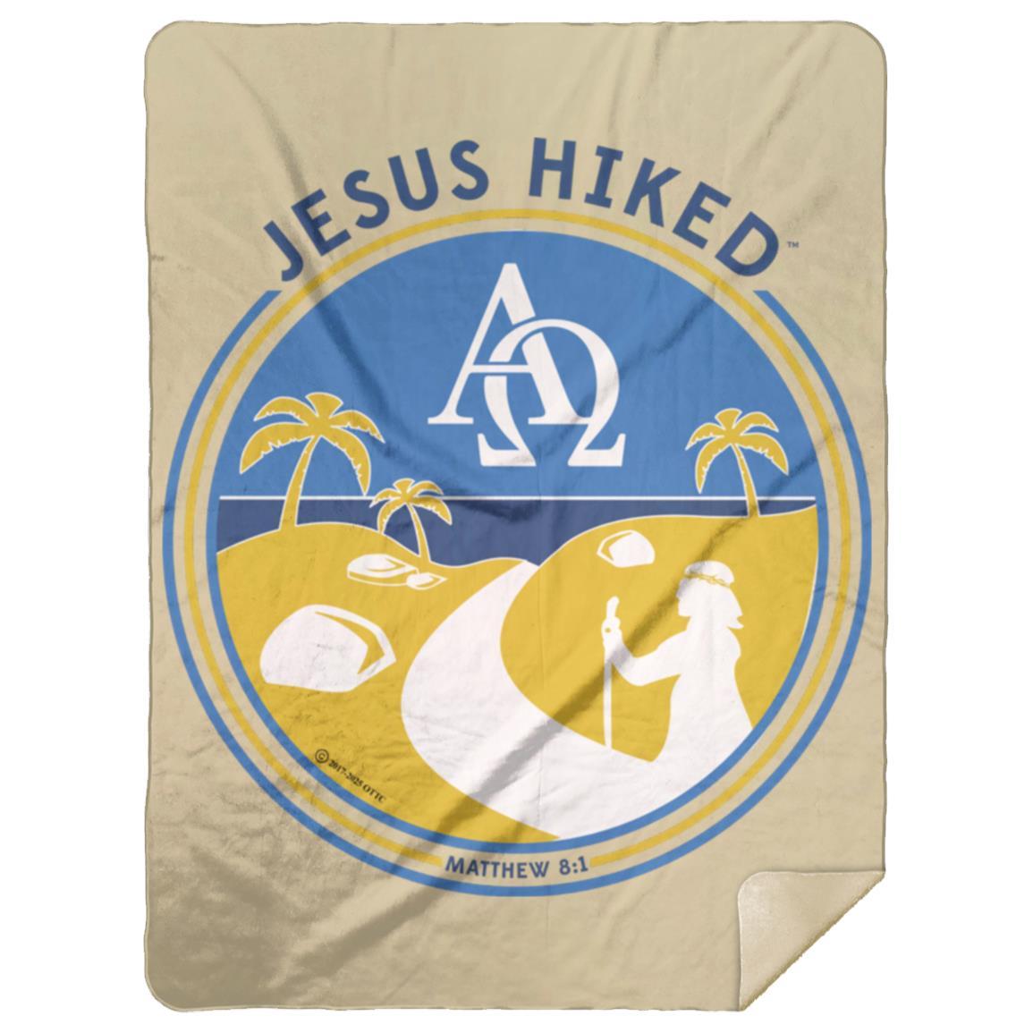 Follow the Path - Premium Mink Sherpa Blanket 60x80 - Jesus Surfed Apparel Co.