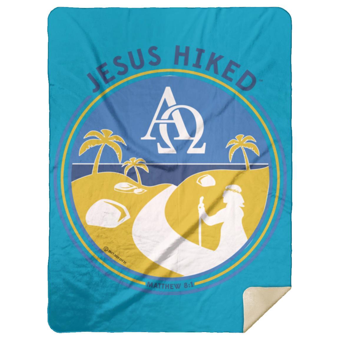 Follow the Path - Premium Mink Sherpa Blanket 60x80 - Jesus Surfed Apparel Co.
