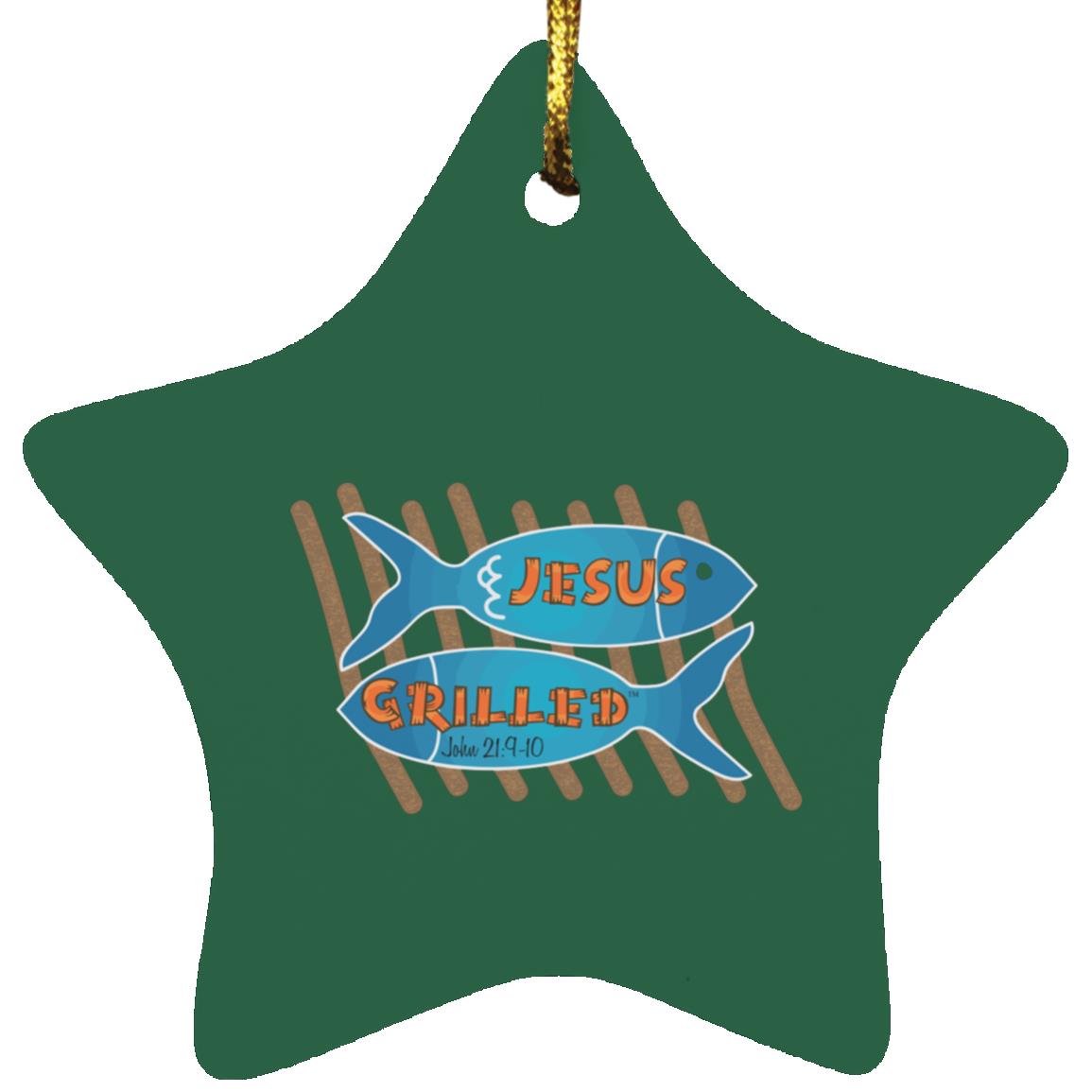Grilled Fish - Star Ornament - Jesus Surfed Apparel Co.