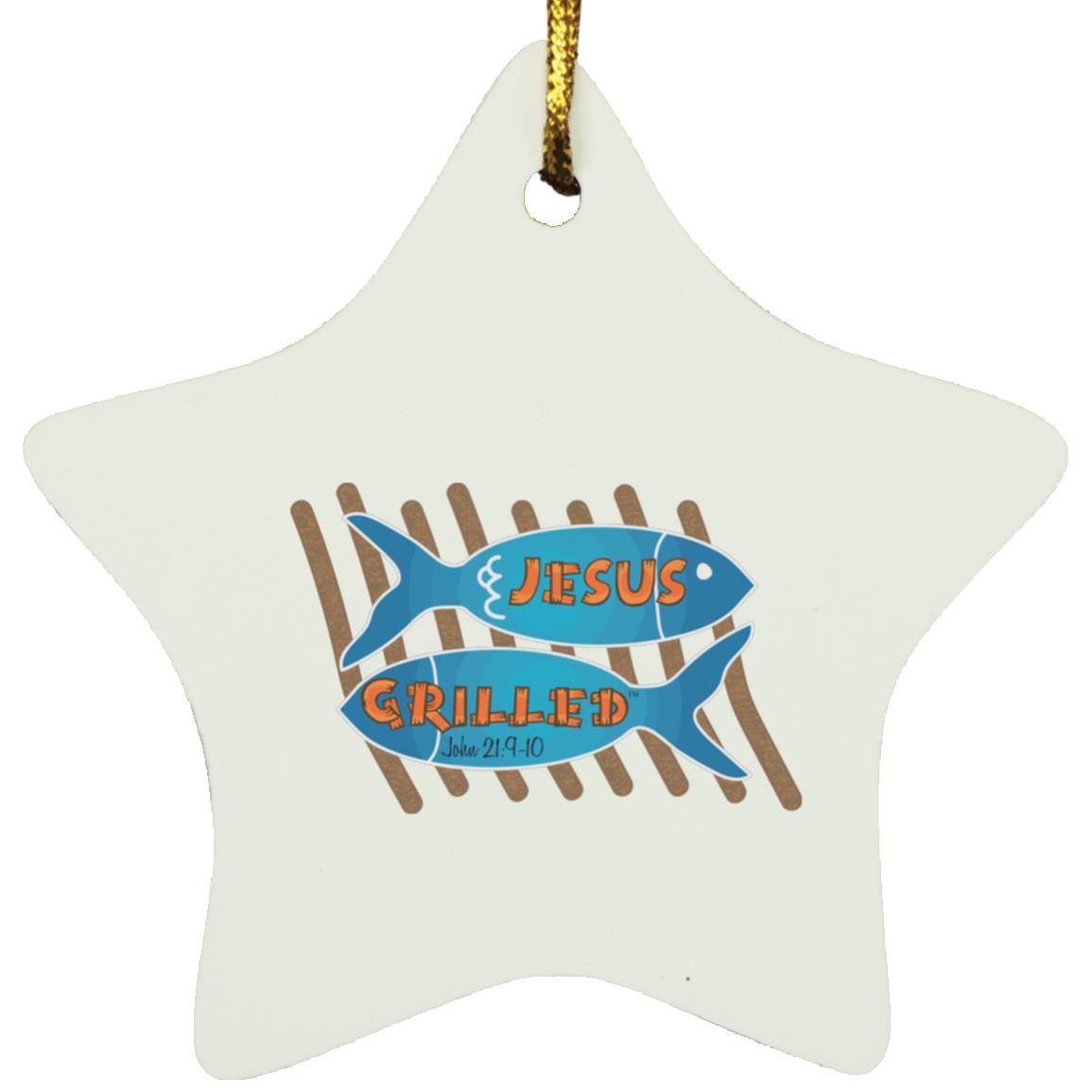 Grilled Fish - Star Ornament - Jesus Surfed Apparel Co.