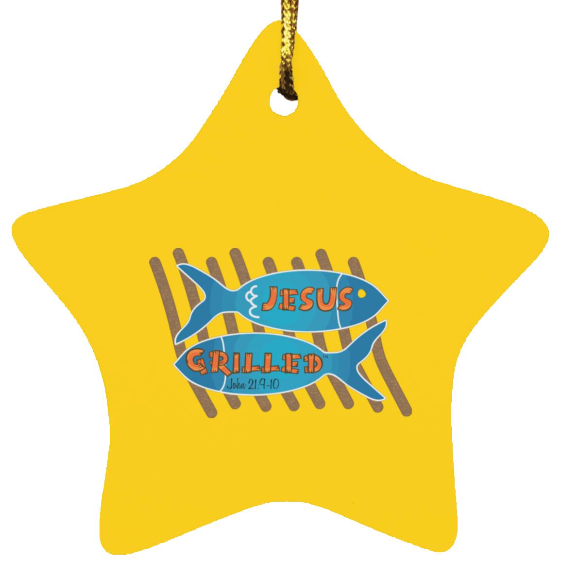 Grilled Fish - Star Ornament - Jesus Surfed Apparel Co.