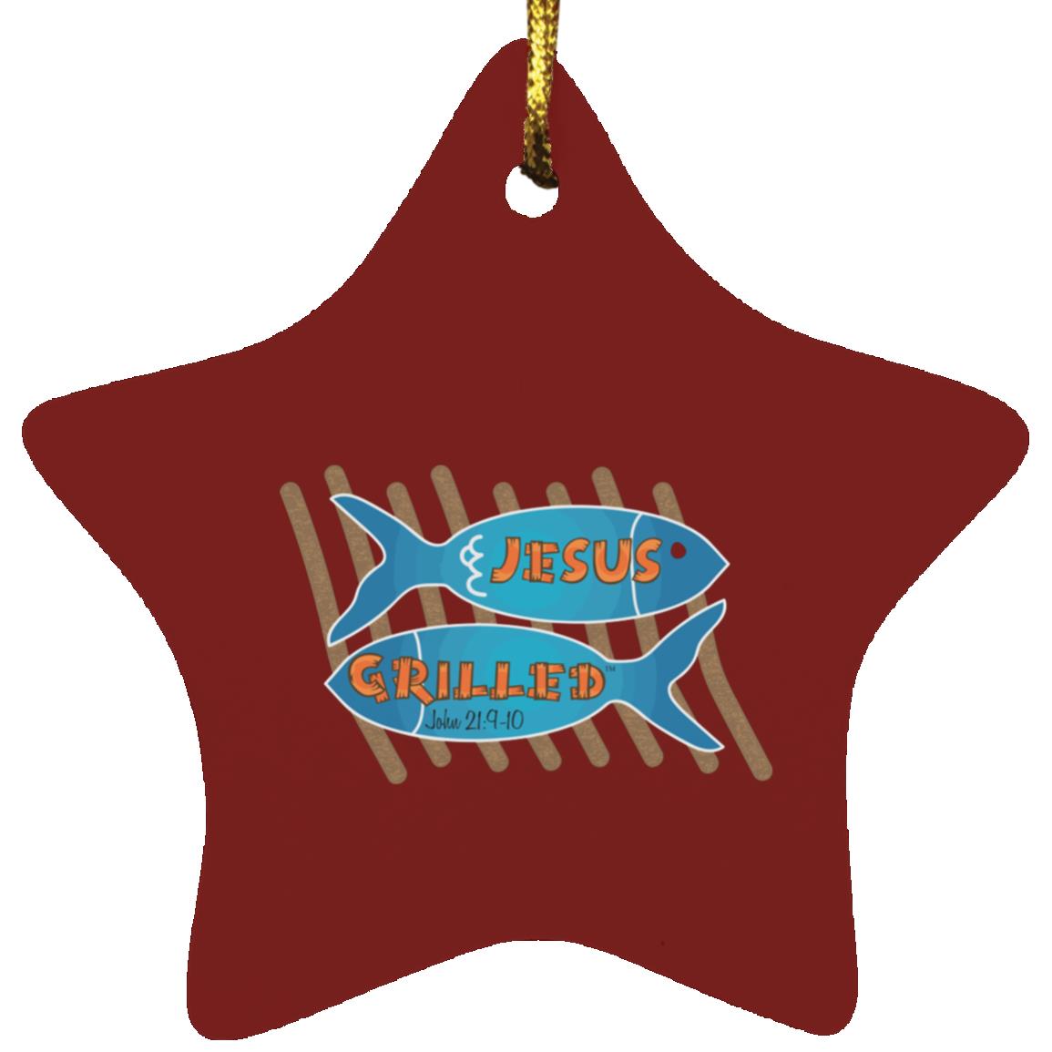 Grilled Fish - Star Ornament - Jesus Surfed Apparel Co.