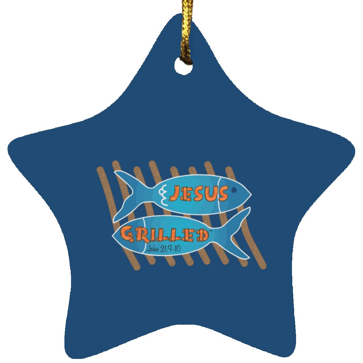 Grilled Fish - Star Ornament - Jesus Surfed Apparel Co.