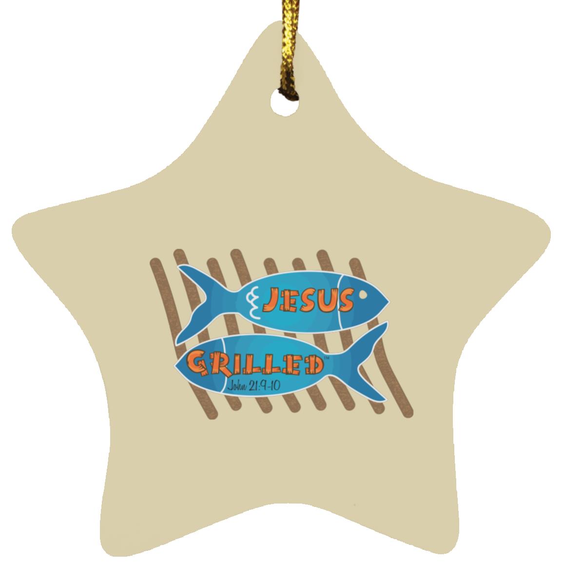 Grilled Fish - Star Ornament - Jesus Surfed Apparel Co.