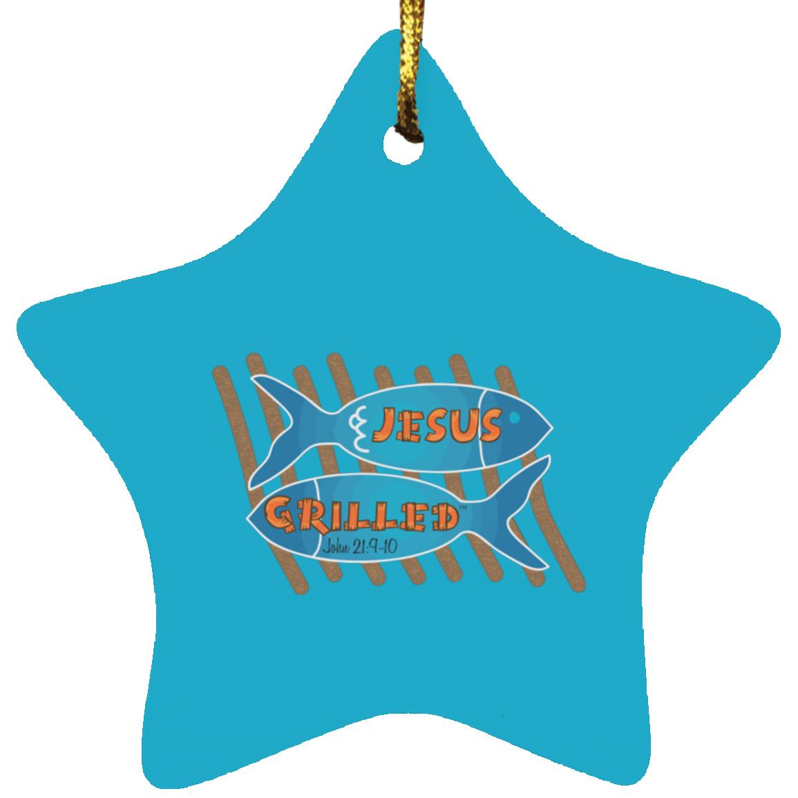 Grilled Fish - Star Ornament - Jesus Surfed Apparel Co.