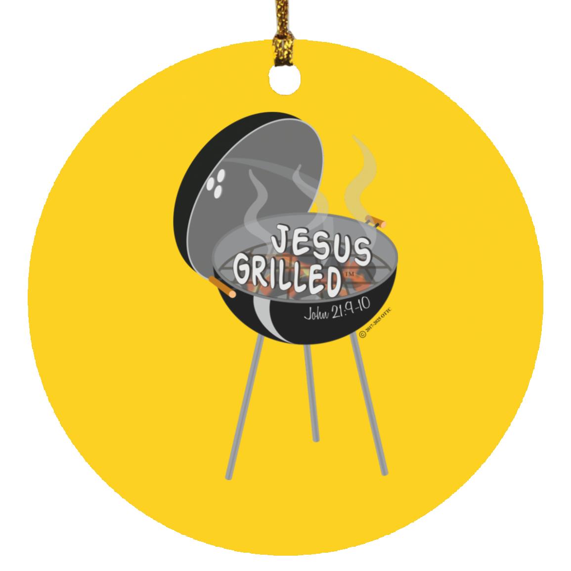 Hot Coals - Circle Ornament - Jesus Surfed Apparel Co.