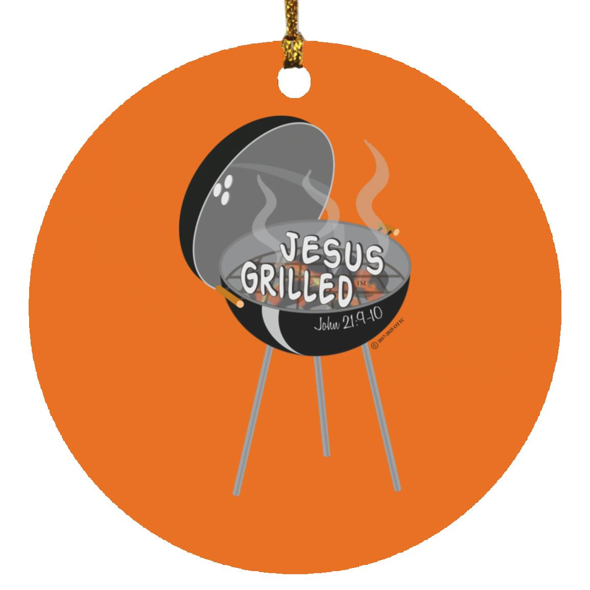 Hot Coals - Circle Ornament - Jesus Surfed Apparel Co.